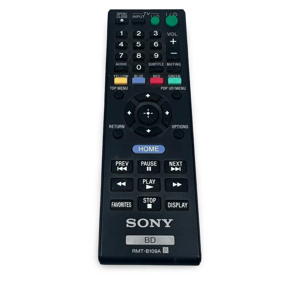 Sony RMT-B109A Blu-ray Disc Player Remote Control Black OEM Replacement